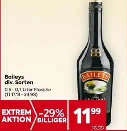 Billa Baileys div. Sorten Angebot