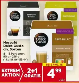 Billa Nescafé Dolce Gusto div. Sorten Angebot
