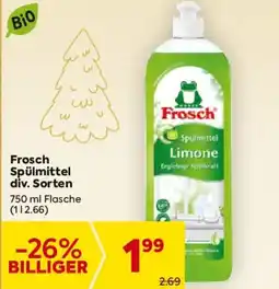 Billa Frosch Spülmittel div. Sorten Angebot