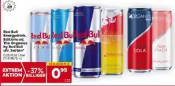 Billa Red Bull Energydrink, Editions od. The Organics by Red Bull div. Sorten Angebot