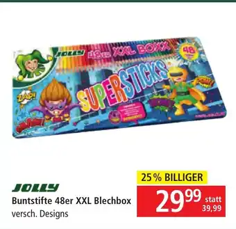 Buntstifte 48er XXL Blechbox