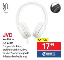 Pagro Diskont JVC Kopfhörer HA-S31M Angebot