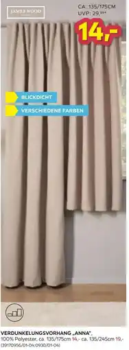 Möbelix Verdunkelungsvorhang Anna Angebot
