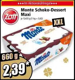 Norma Monte Schoko-Dessert Maxi Angebot