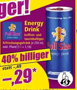 Norma Energy Drink Angebot