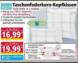 Norma Taschenfederkern-Kopfkissen Angebot