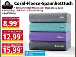 Norma Coral-Fleece-Spannbetttuch Angebot