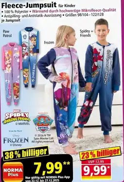 Norma Fleece-Jumpsuit für Kinder Angebot