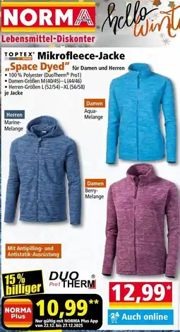 Norma TOPTEX Mikrofleece-Jacke Space Dyed Angebot