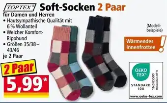Toptex soft-socken