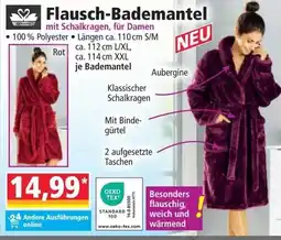 Norma Flausch-Bademantel Angebot