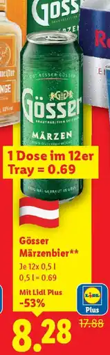 Lidl Gösser Märzenbier Angebot