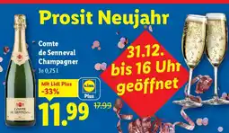 Lidl Comte de Senneval Champagner Angebot