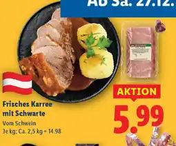 Lidl Frisches Karree mit Schwarte Angebot