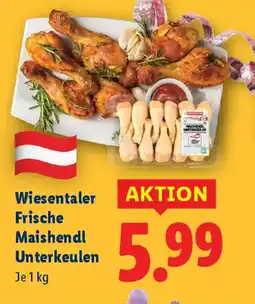 Lidl Wiesentaler Frische Maishendl Unterkeulen Angebot