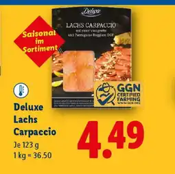 Lidl Deluxe Lachs Carpaccio Angebot