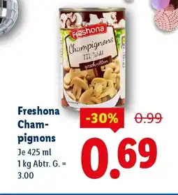 Lidl Freshona Champignons Angebot