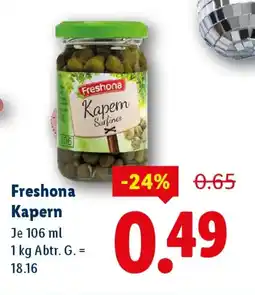 Lidl Freshona Kapern Angebot