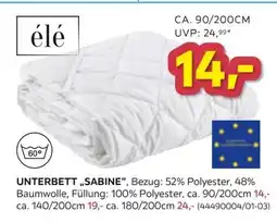 Möbelix Unterbett Angebot