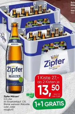 Spar Zipfer Märzen Angebot