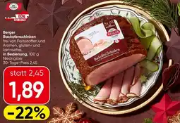 Spar Berger backofenschinken Angebot