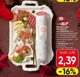 Spar Wiesenberger haussalami aus österreich Angebot
