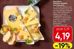 Spar Berg bauer zillertaler almkäse aus österreich Angebot