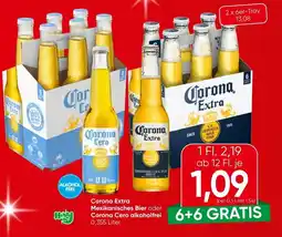Spar Corona extra mexikanisches bier oder corona cero alkoholfrei Angebot