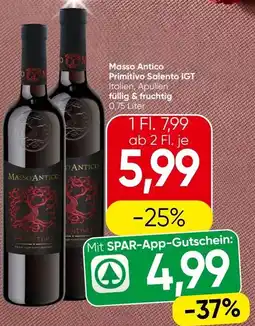 Spar Masso antico primitivo salento igt Angebot