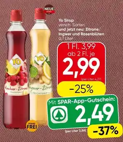 Spar Yo Sirup Angebot