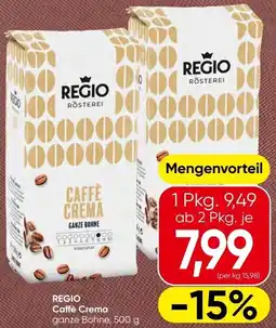 Spar Regio caffè crema Angebot