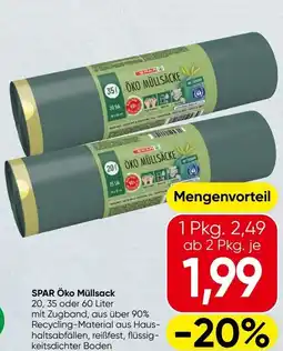 Spar Spar öko müllsack Angebot