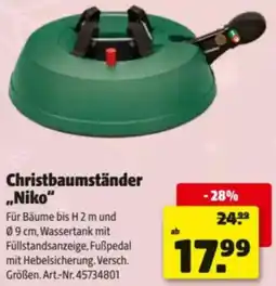 Hagebau Christbaumständer „Niko" Angebot