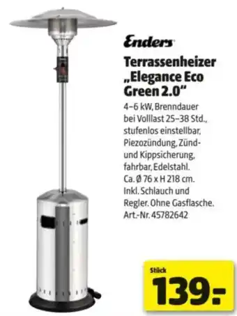 Enders Terrassenheizer „Elegance Eco Green 2.0"