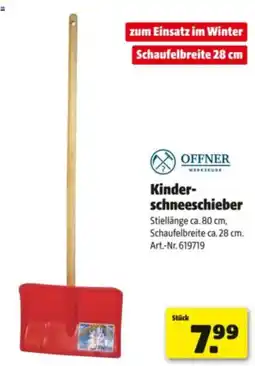 Hagebau Kinder- schneeschieber Angebot