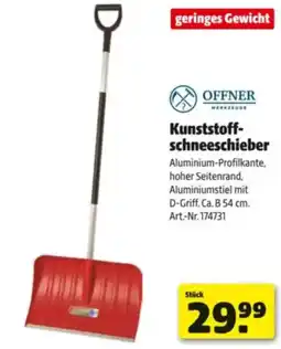 Hagebau Kunststoff- schneeschieber Angebot