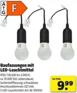 Hagebau Baufassungen mit LED-Leuchtmittel Angebot