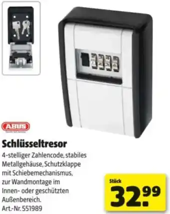 Hagebau Schlüsseltresor Angebot
