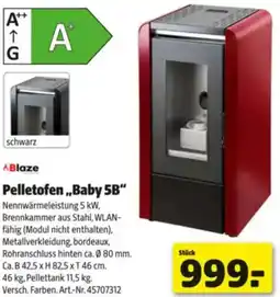 Hagebau Pelletofen,,Baby 5B" Angebot