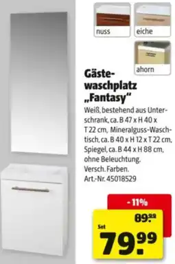 Hagebau Gäste- waschplatz ,,Fantasy" Angebot