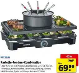 Hagebau Raclette-Fondue-Kombination Angebot