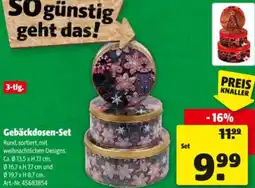 Hagebau Gebäckdosen-Set Angebot
