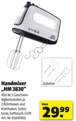 Hagebau Handmixer ,,HM 3830" Angebot
