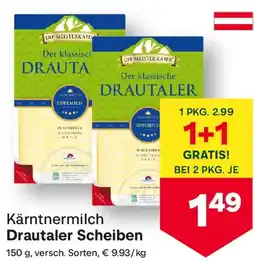 MPreis Kärntnermilch drautaler scheiben Angebot