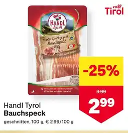 MPreis Handl tyrol bauchspeck Angebot