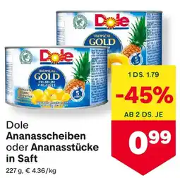 MPreis Ananasscheiben oder ananasstücke Angebot