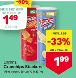 MPreis Crunchips Stackers Angebot