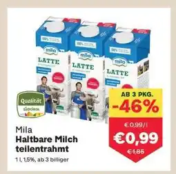 MPreis Mila Haltbare Milch teilentrahmt Angebot