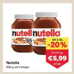 MPreis Nutella Angebot