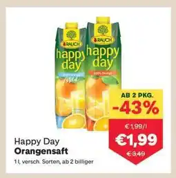 MPreis Happy Day Orangensaft Angebot